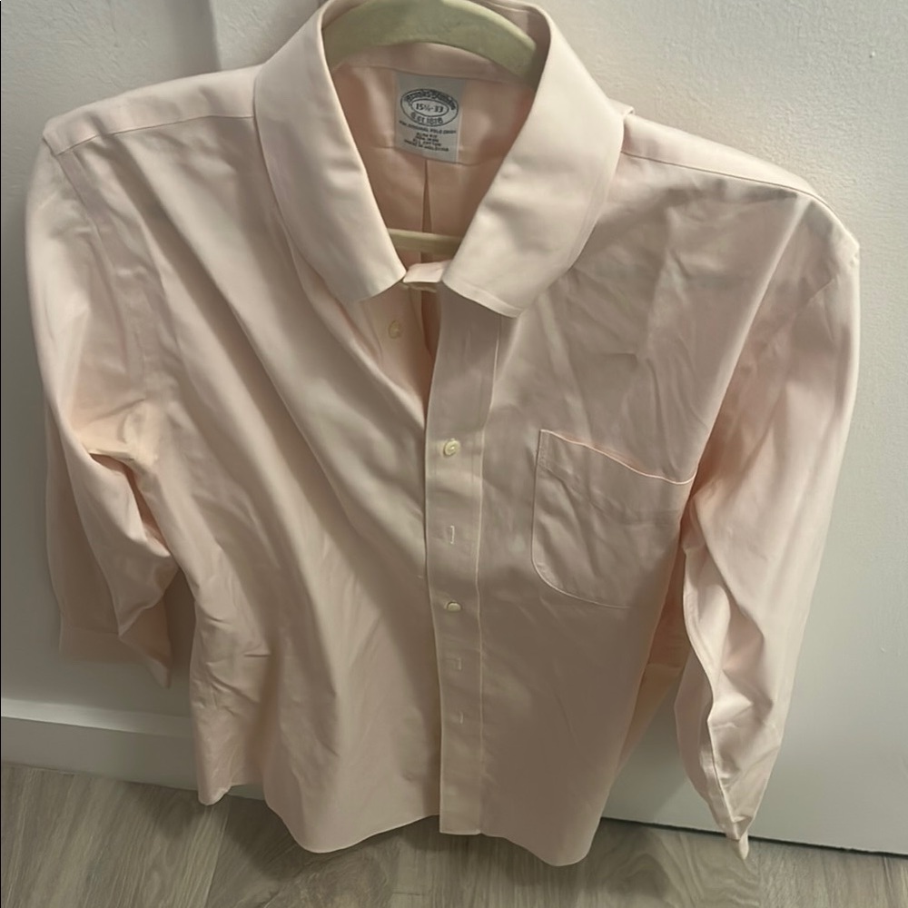 Brooks Brothers Pink Dress Shirt Classic Fit